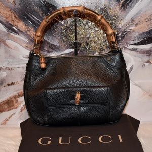 Gucci Leather Hobo Bag